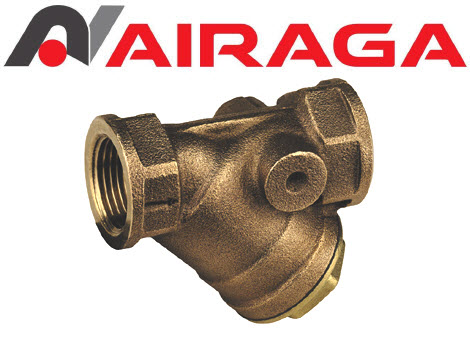 Filtru retinere impuritati Y corp bronz cu filete DN 80 (3") Airaga 36