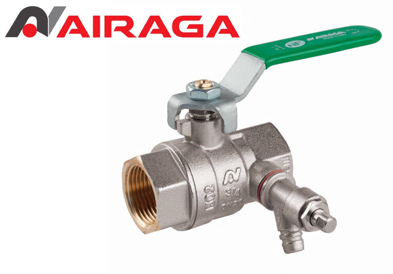 Robinet de trecere cu sfera anti legionella FI-FI  DN 15 (1/2") Airaga 871
