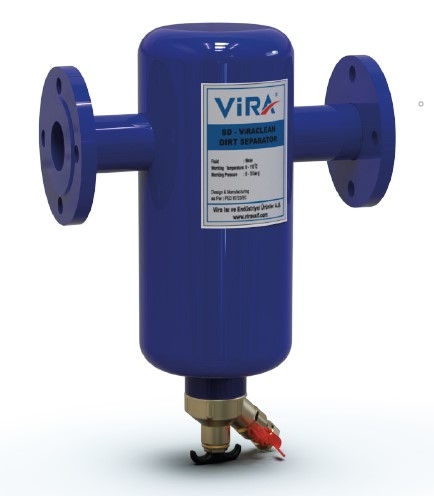 ViraClean_SD-F-M_125 Separator de namol magnetic cu flanse DN 125