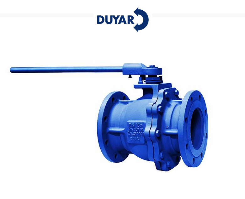 Robinet de inchidere cu sfera corp fonta cu flanse PN 16 DN 200 DUYAR VANA