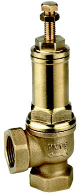 Supapa de siguranta cu arc corp alama tarabila DN 15 (1/2") Airaga 80/A