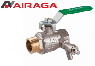 Robinet de trecere cu sfera anti legionella FI-FE  DN 15 (1/2") Airaga 877